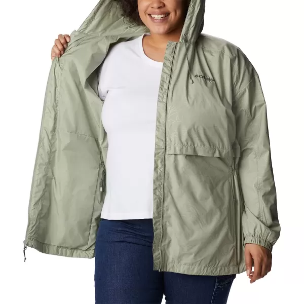 imageColumbia Womens Auroras Wake Iii JacketSafari Leafy Lines Emboss