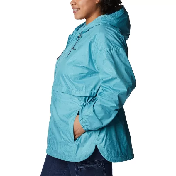 imageColumbia Womens Auroras Wake Iii JacketSea Wave Leafy Lines Emboss