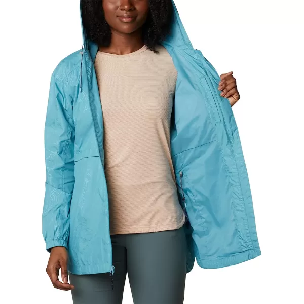 imageColumbia Womens Auroras Wake Iii JacketSea Wave Leafy Lines Emboss