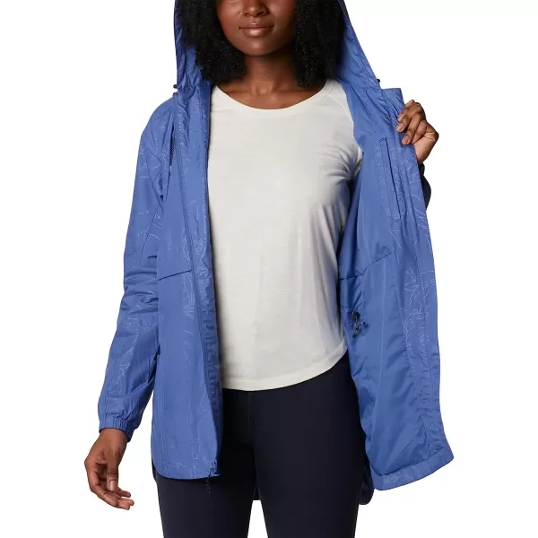 imageColumbia Womens Auroras Wake Iii JacketVelvet Cove Leafy Lines Emboss