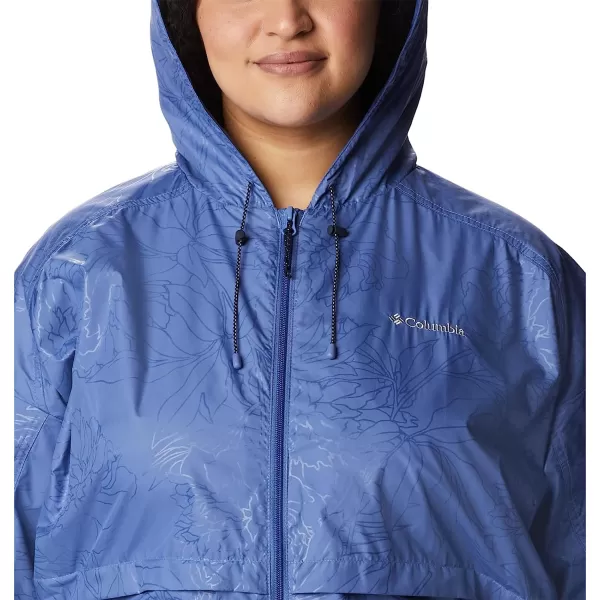 imageColumbia Womens Auroras Wake Iii JacketVelvet Cove Leafy Lines Emboss