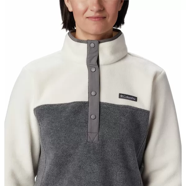 imageColumbia Womens Benton Springs 12 Snap PulloverCity Grey HeatherChalk