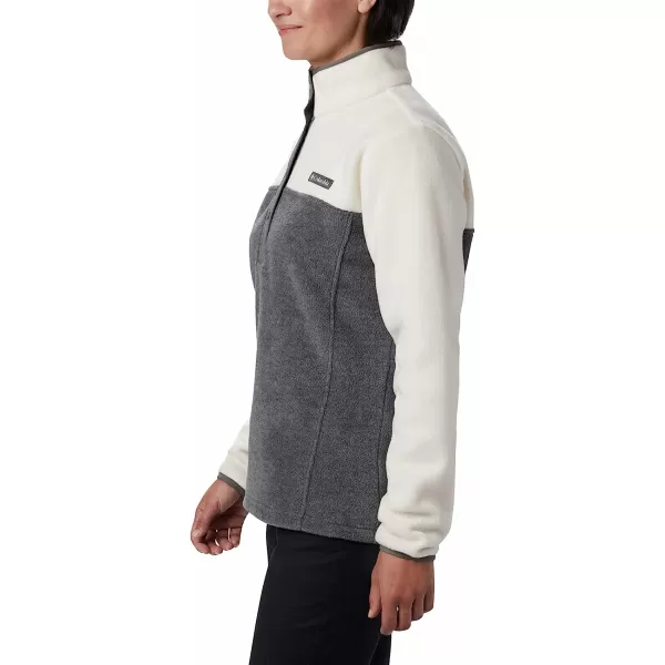 imageColumbia Womens Benton Springs 12 Snap PulloverCity Grey HeatherChalk