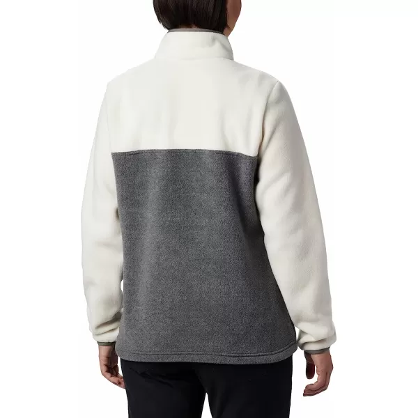 imageColumbia Womens Benton Springs 12 Snap PulloverCity Grey HeatherChalk