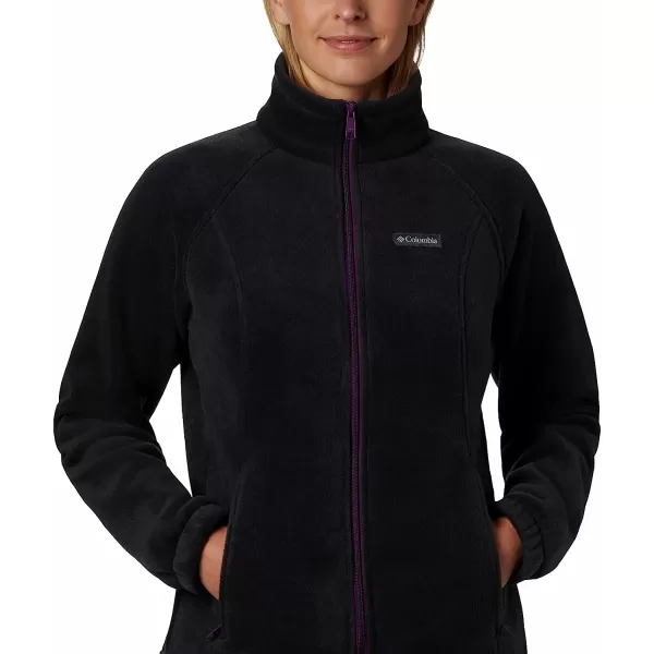 imageColumbia Womens Benton Springs Full ZipBlack Wild Iris