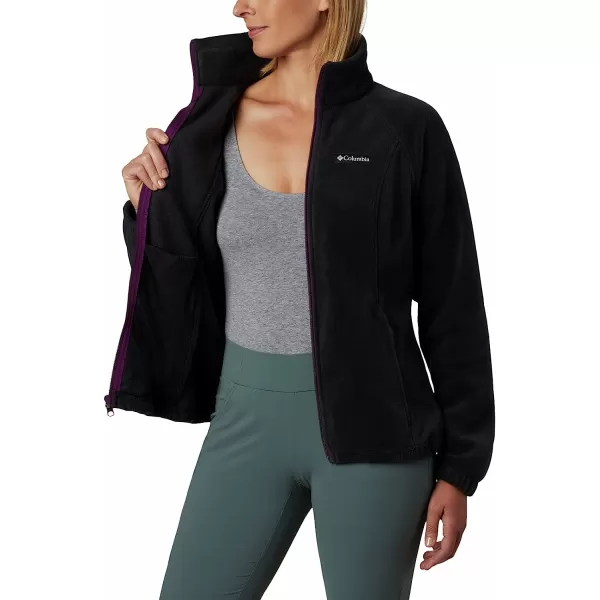 imageColumbia Womens Benton Springs Full ZipBlack Wild Iris
