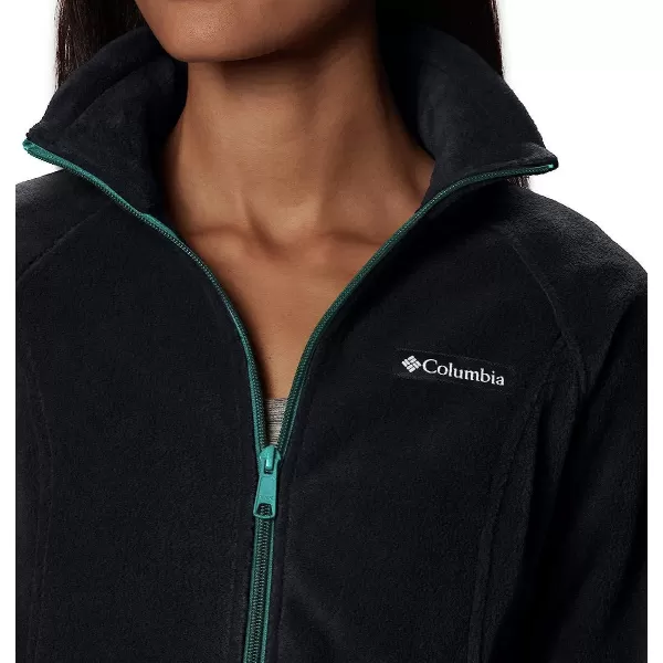 imageColumbia Womens Benton Springs Full ZipBlackGeyser