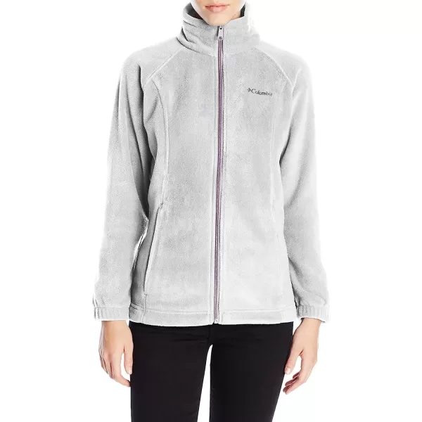 imageColumbia Womens Benton Springs Full ZipLight Grey Heather  Legacy