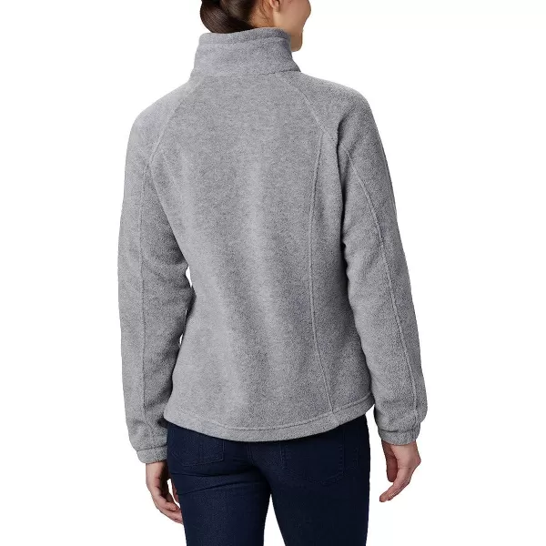 imageColumbia Womens Benton Springs Full ZipLight Grey Heather  Legacy