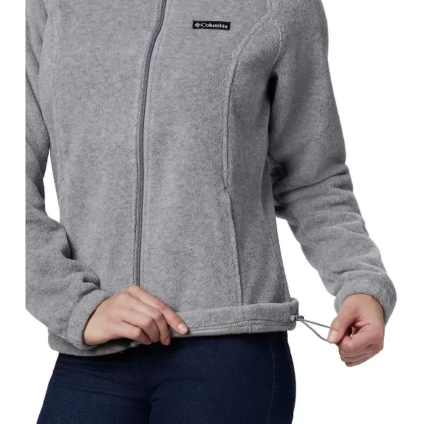 imageColumbia Womens Benton Springs Full ZipLight Grey Heather  Legacy