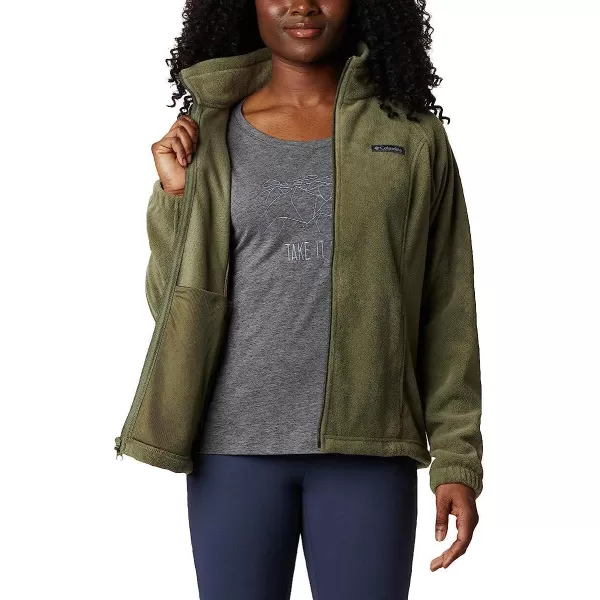 imageColumbia Womens Benton Springs Full ZipStone Green