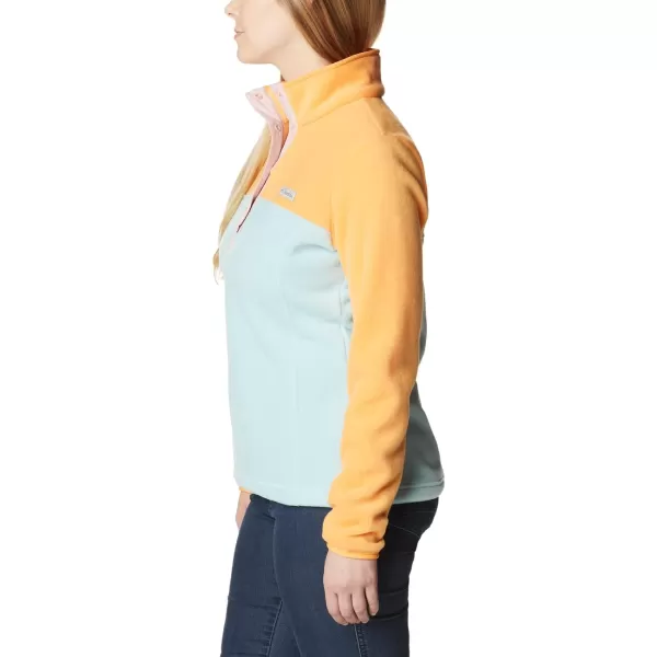 imageColumbia Womens Benton Springs Half Snap PulloverAqua HazeSunset PeachDusty Pink