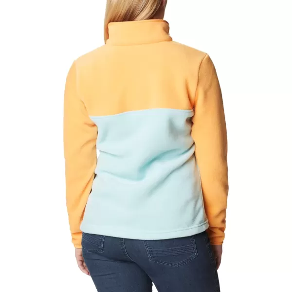 imageColumbia Womens Benton Springs Half Snap PulloverAqua HazeSunset PeachDusty Pink
