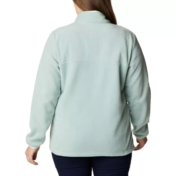 imageColumbia Womens Benton Springs Half Snap PulloverAqua ToneLight Lime