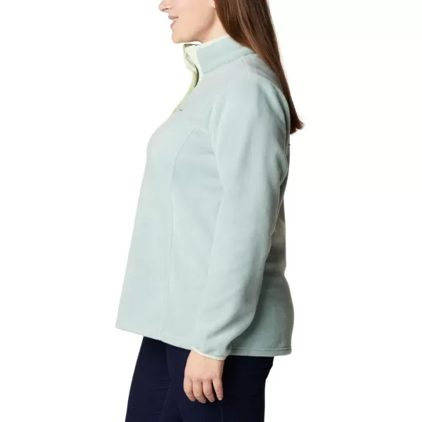 imageColumbia Womens Benton Springs Half Snap PulloverAqua ToneLight Lime