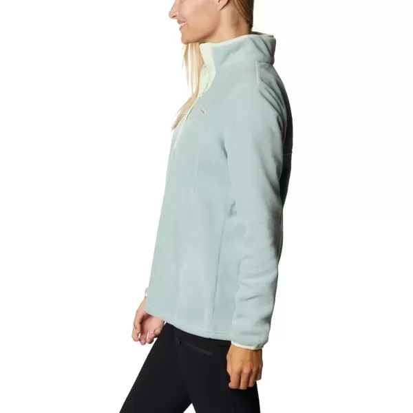 imageColumbia Womens Benton Springs Half Snap PulloverAqua ToneLight Lime