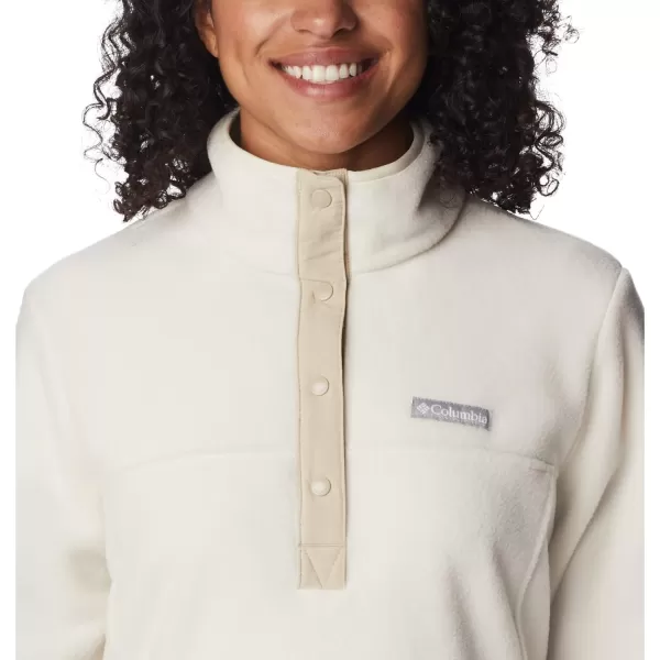 imageColumbia Womens Benton Springs Half Snap PulloverChalkAncient Fossil