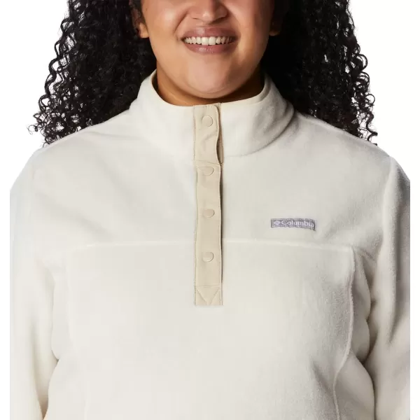 imageColumbia Womens Benton Springs Half Snap PulloverChalkAncient Fossil