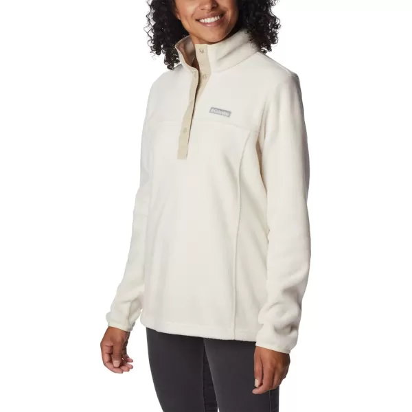 imageColumbia Womens Benton Springs Half Snap PulloverChalkAncient Fossil