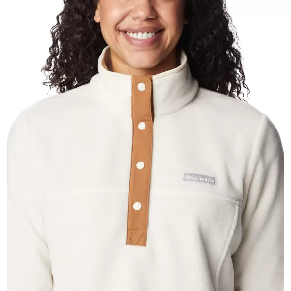 imageColumbia Womens Benton Springs Half Snap PulloverChalkChalkCamel Brown