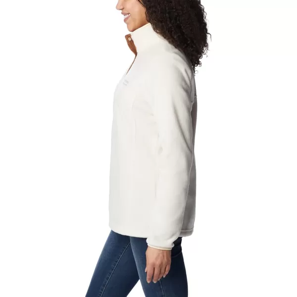 imageColumbia Womens Benton Springs Half Snap PulloverChalkChalkCamel Brown