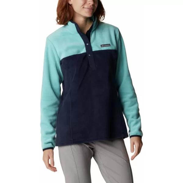 imageColumbia Womens Benton Springs Half Snap PulloverDark NocturnalSea Wave