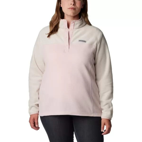 imageColumbia Womens Benton Springs Half Snap PulloverDusty PinkDark StoneDusty Pink