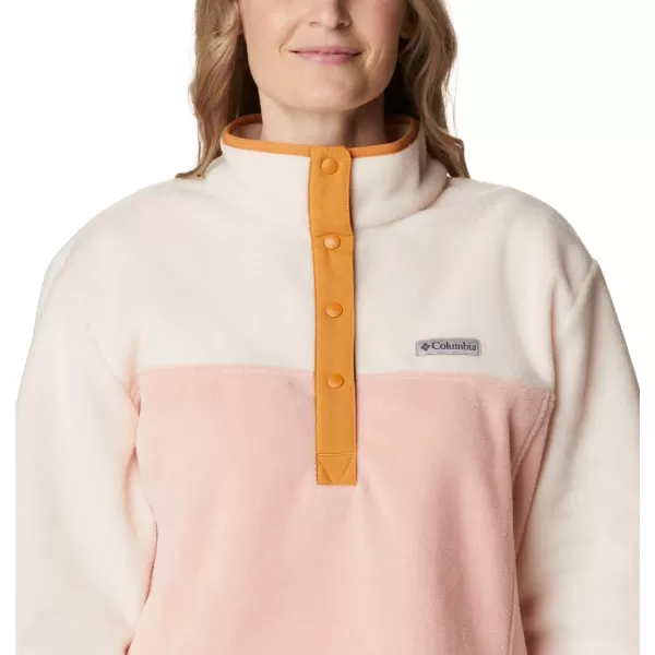 imageColumbia Womens Benton Springs Half Snap PulloverFaux PinkPeach Quartz