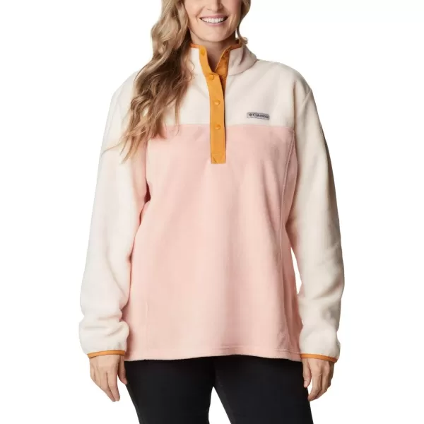 imageColumbia Womens Benton Springs Half Snap PulloverFaux PinkPeach Quartz