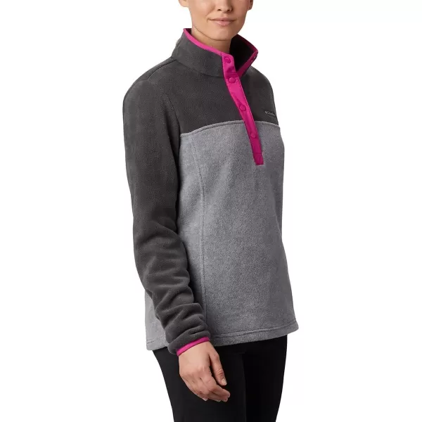 imageColumbia Womens Benton Springs Half Snap PulloverLight Grey HeatherShark