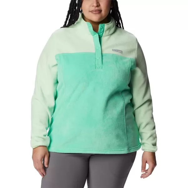 imageColumbia Womens Benton Springs Half Snap PulloverLight JadeKey West