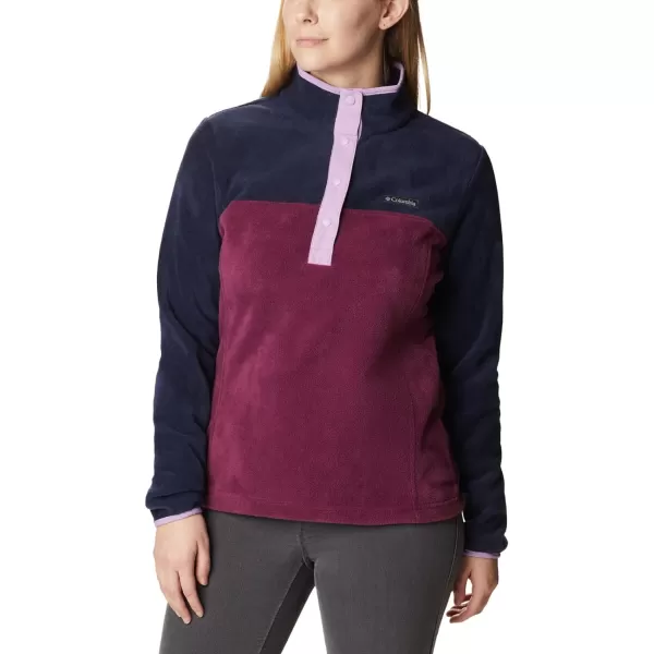 imageColumbia Womens Benton Springs Half Snap PulloverMarionberryDark NocturnalGumdrop
