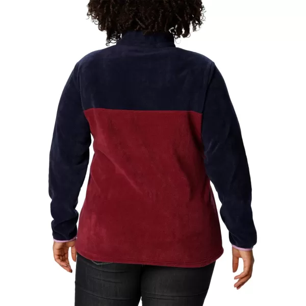imageColumbia Womens Benton Springs Half Snap PulloverMarionberryDark NocturnalGumdrop