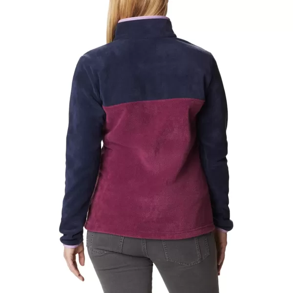 imageColumbia Womens Benton Springs Half Snap PulloverMarionberryDark NocturnalGumdrop
