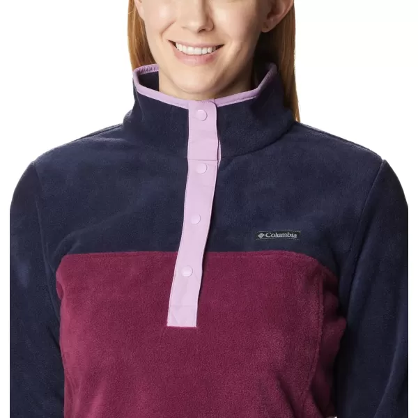 imageColumbia Womens Benton Springs Half Snap PulloverMarionberryDark NocturnalGumdrop