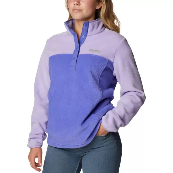 imageColumbia Womens Benton Springs Half Snap PulloverPurple LotusFrosted Purple