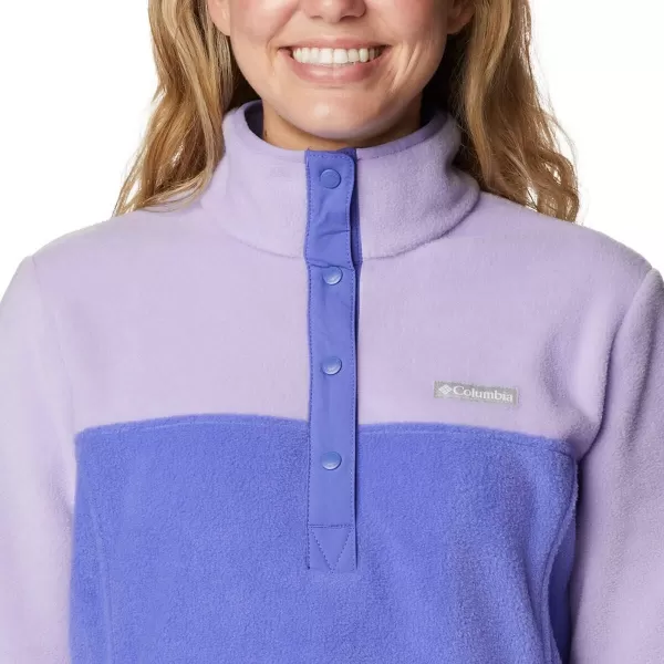 imageColumbia Womens Benton Springs Half Snap PulloverPurple LotusFrosted Purple