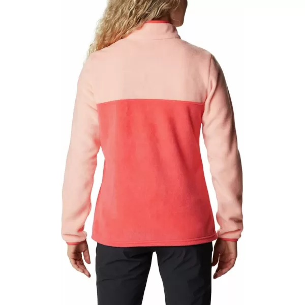 imageColumbia Womens Benton Springs Half Snap PulloverRed HibiscusCoral Reef