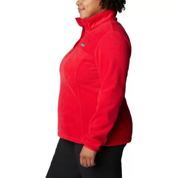 imageColumbia Womens Benton Springs Half Snap PulloverRed Lily