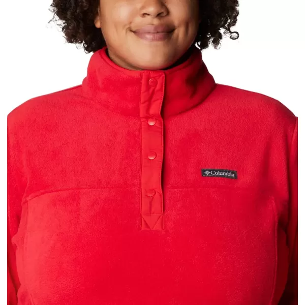 imageColumbia Womens Benton Springs Half Snap PulloverRed Lily