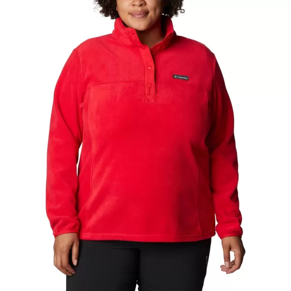 imageColumbia Womens Benton Springs Half Snap PulloverRed Lily