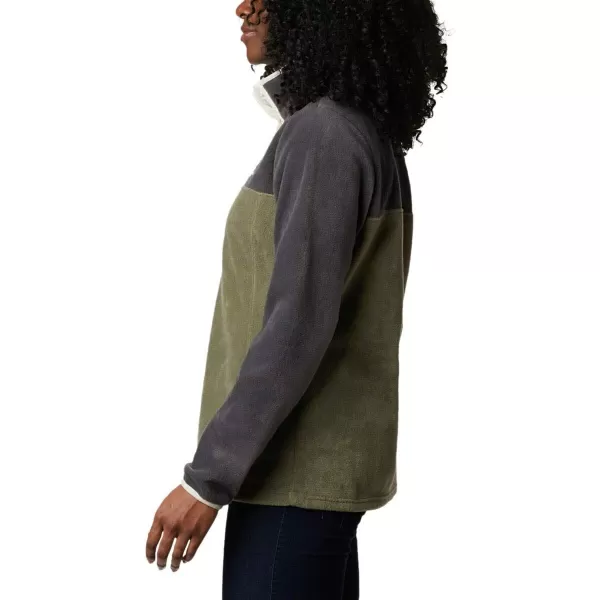 imageColumbia Womens Benton Springs Half Snap PulloverSharkStone Green