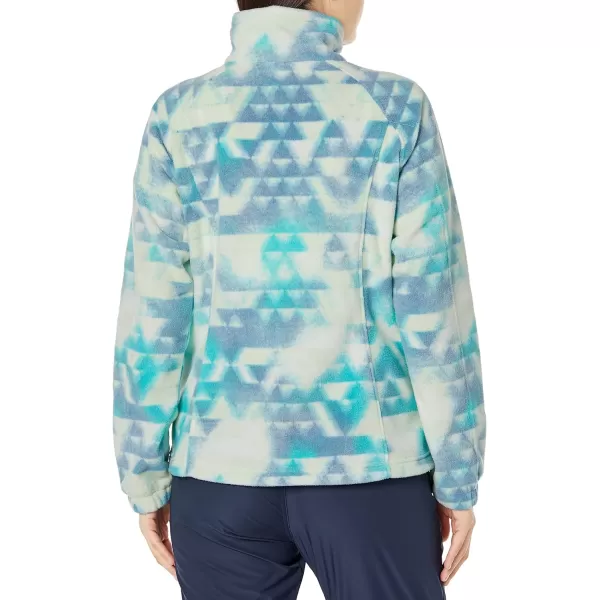 imageColumbia Womens Benton Springs Printed Full ZipBright AquaDistant Peaks