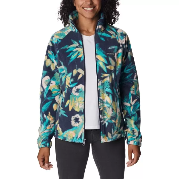 imageColumbia Womens Benton Springs Printed Full ZipBright AquaWisterian