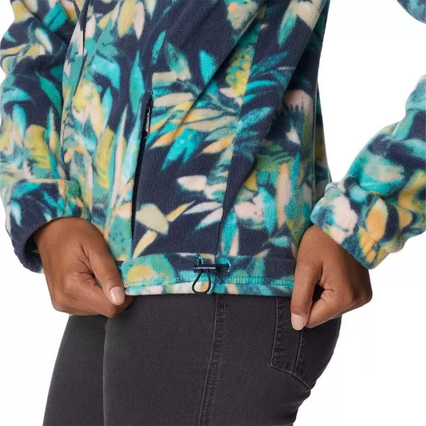 imageColumbia Womens Benton Springs Printed Full ZipBright AquaWisterian