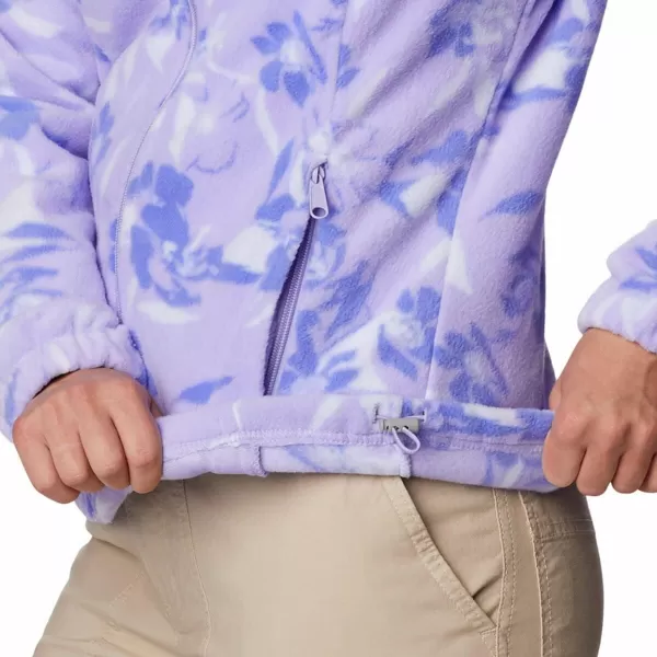 imageColumbia Womens Benton Springs Printed Full ZipFrosted PurplePop Flora Tonal