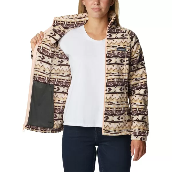 imageColumbia Womens Benton Springs Printed Full ZipNew Cinder 80s Stripe