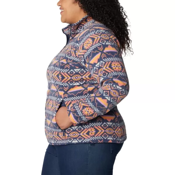 imageColumbia Womens Benton Springs Printed Full ZipNocturnal Checkered Peaks