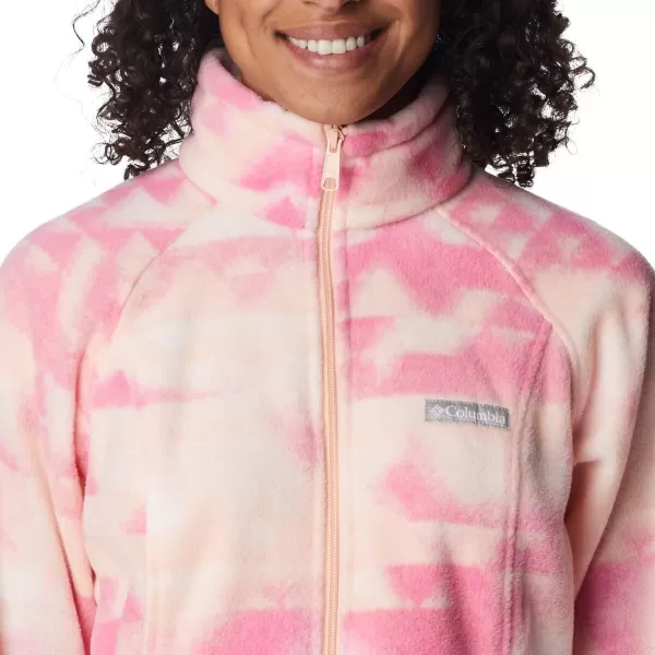 imageColumbia Womens Benton Springs Printed Full ZipPeach BlossomDistant Peaks