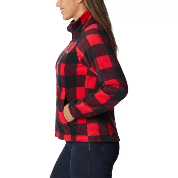 imageColumbia Womens Benton Springs Printed Full ZipRed Lily Check